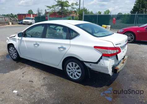 2013 Nissan Sentra S из США, поврежденный, VIN 3N1AB7AP5DL613679